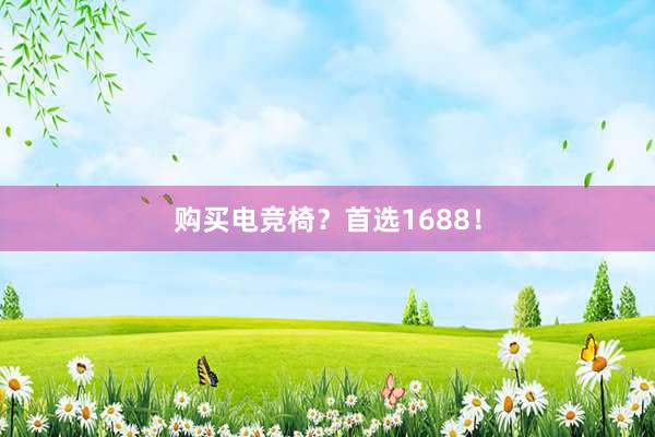 购买电竞椅？首选1688！